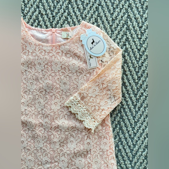 Little girls lace long sleeve dress - Picture 2 of 2